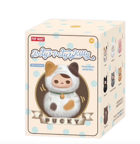 PUCKY Roly-Poly Kitty Series-Vinyl Plush Blind Box
